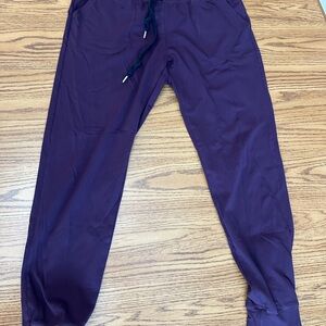 ZYIA Purple Sweatpants with Tapered Fit